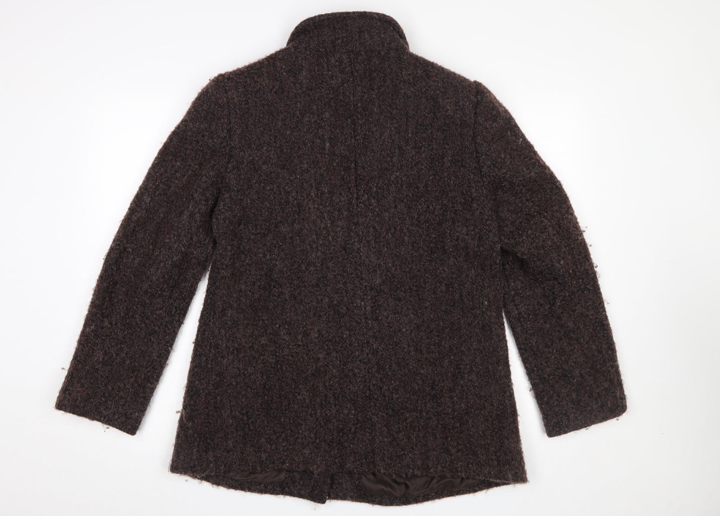 Womens UK Size 14 Papaya Brown Overcoat