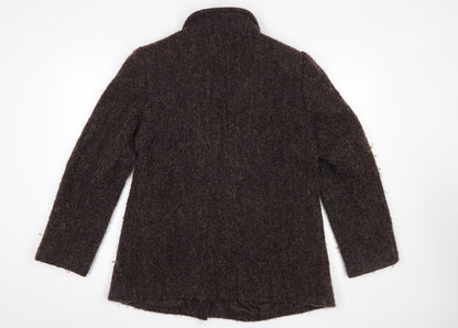 Womens UK Size 14 Papaya Brown Overcoat