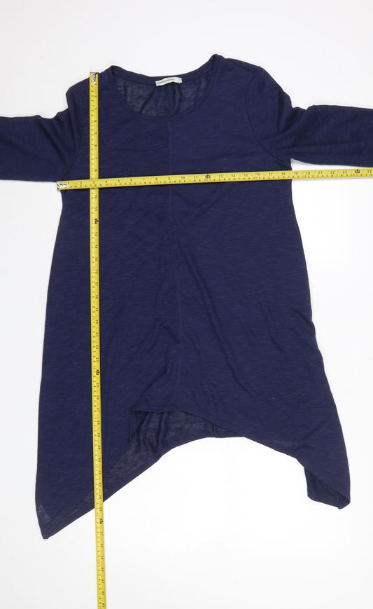 Womens UK Size M Woolworths Blue Tunic Jumper