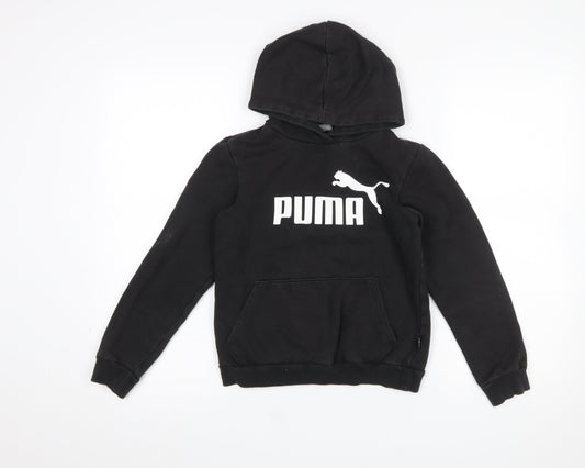 Boys UK Size 11-12 Years PUMA Black Pullover Hoodie