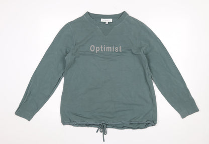 Womens UK Size S Carolyn Donnelly Green Pullover Sweatshirt