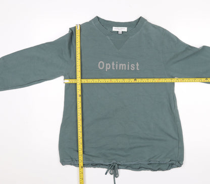 Womens UK Size S Carolyn Donnelly Green Pullover Sweatshirt
