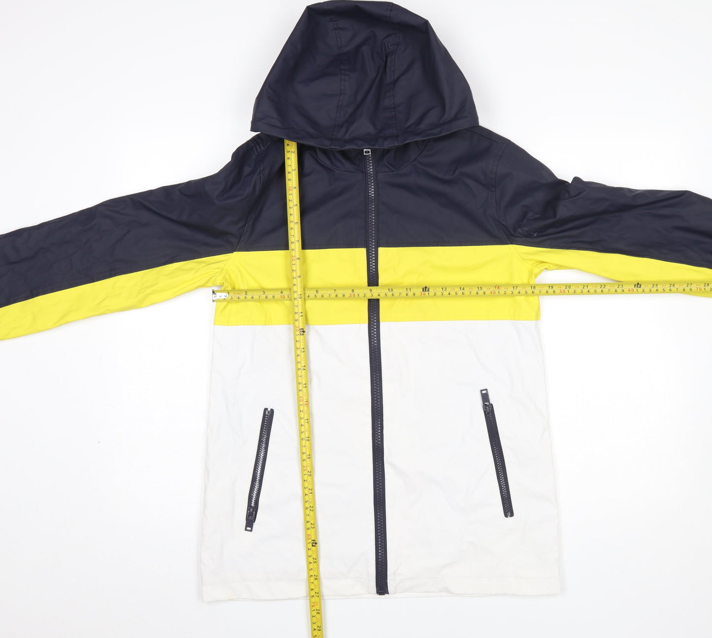 Womens UK Size 8 Topshop Multicoloured Windbreaker Coat