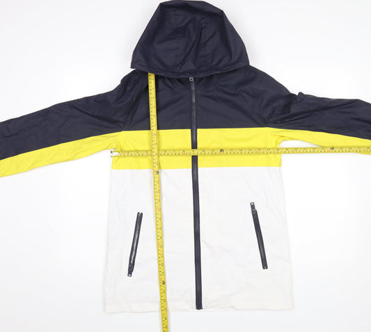 Womens UK Size 8 Topshop Multicoloured Windbreaker Coat