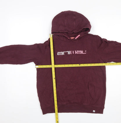 Girls UK Size 13 Years Animal Brown Pullover Hoodie