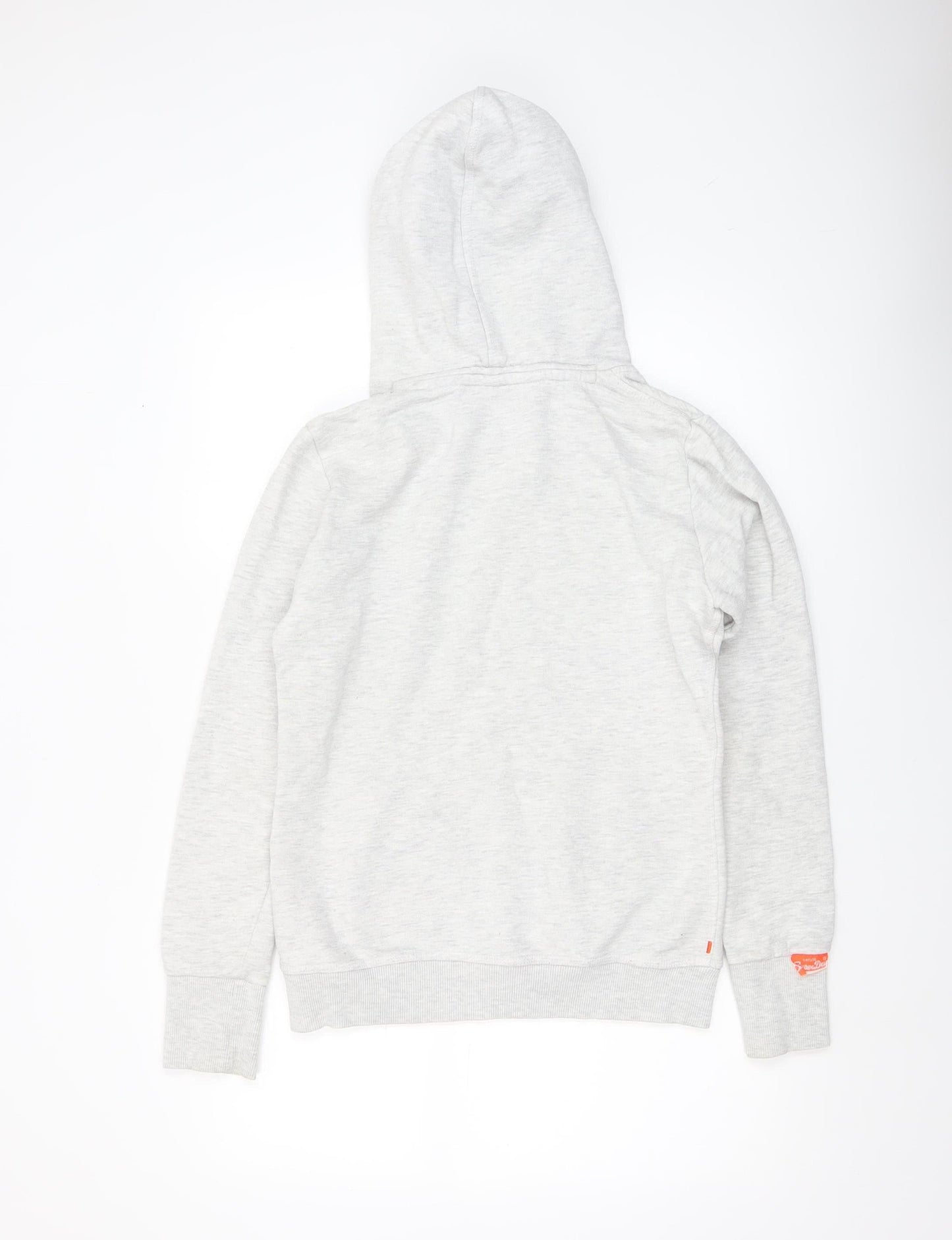 Womens UK Size S Superdry Grey Pullover Hoodie