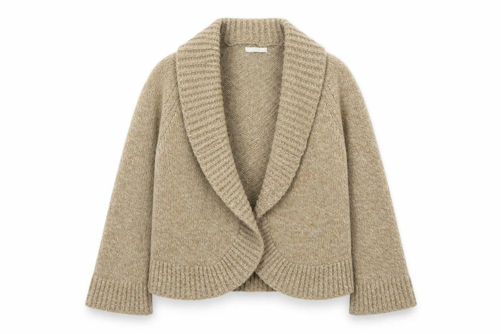 Womens UK Size 18 Marks and Spencer Beige Cardigan Jumper