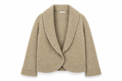 Womens UK Size 18 Marks and Spencer Beige Cardigan Jumper