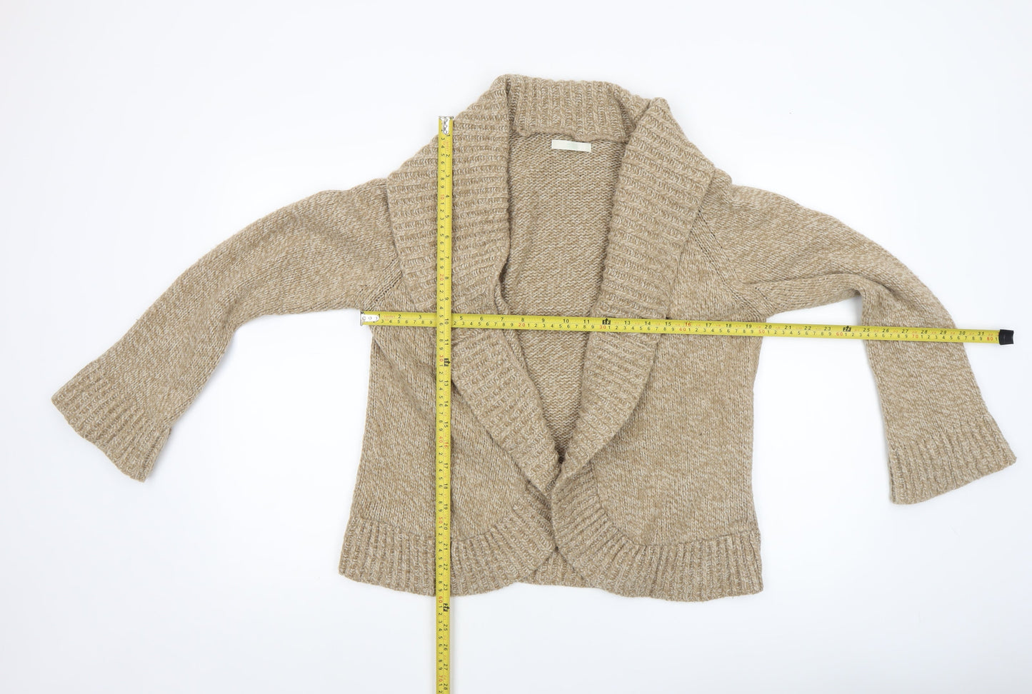 Womens UK Size 18 Marks and Spencer Beige Cardigan Jumper