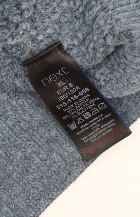 Mens UK Size XL NEXT Blue Pullover Jumper