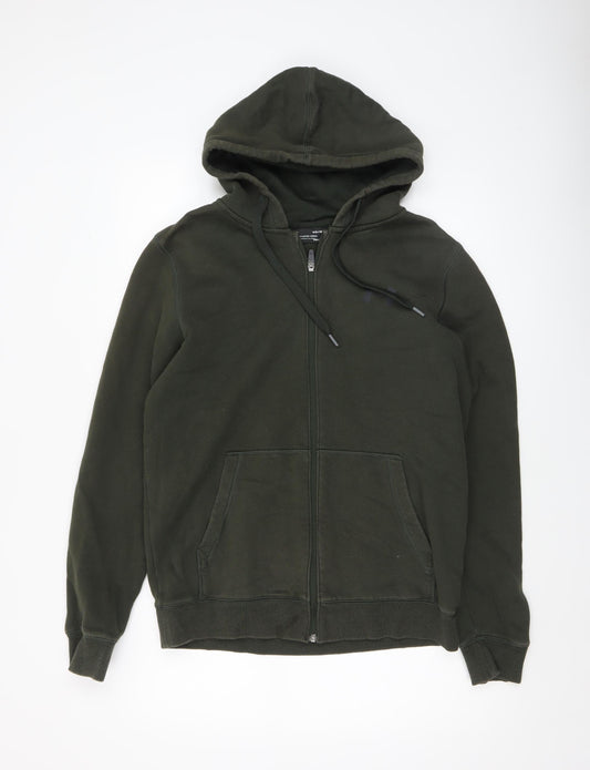 Mens UK Size M Under armour Green Full Zip Hoodie