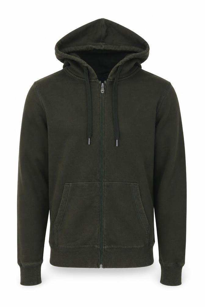 Mens UK Size M Under armour Green Full Zip Hoodie