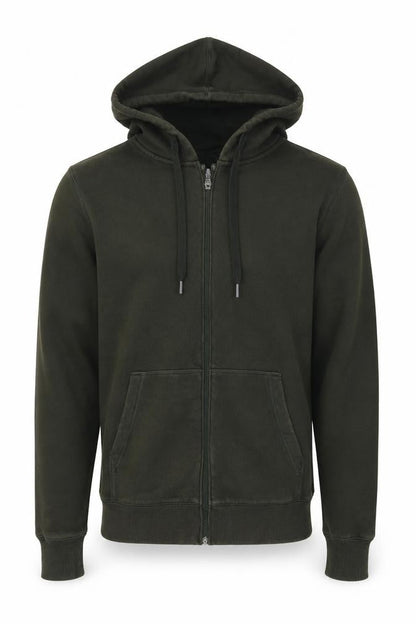 Mens UK Size M Under armour Green Full Zip Hoodie