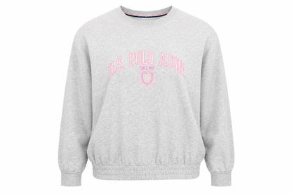Womens UK Size XL U.S. Polo Assn. Grey Pullover Sweatshirt