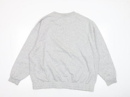 Womens UK Size XL U.S. Polo Assn. Grey Pullover Sweatshirt