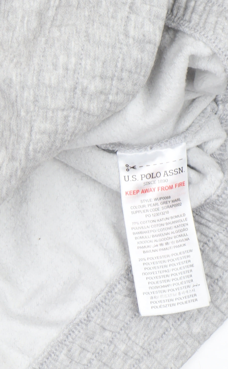 Womens UK Size XL U.S. Polo Assn. Grey Pullover Sweatshirt