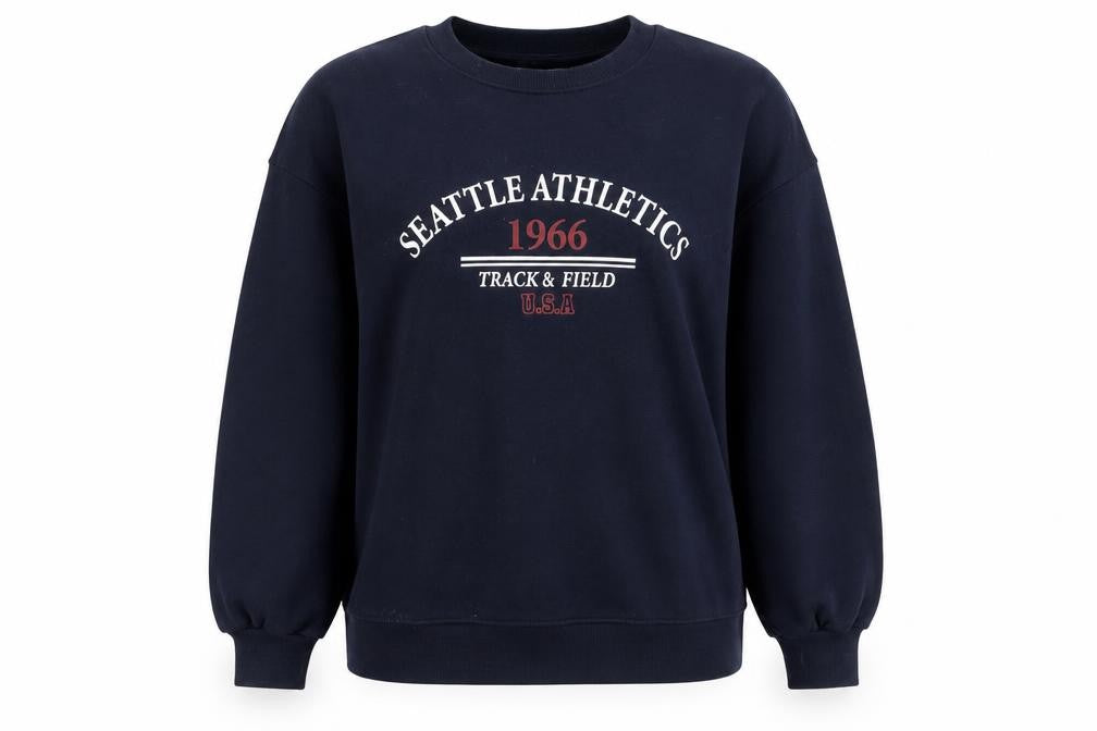Womens UK Size S ASOS Blue Pullover Sweatshirt