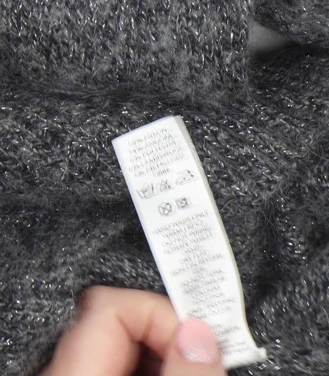Womens UK Size 14 BHS Grey Pullover Jumper