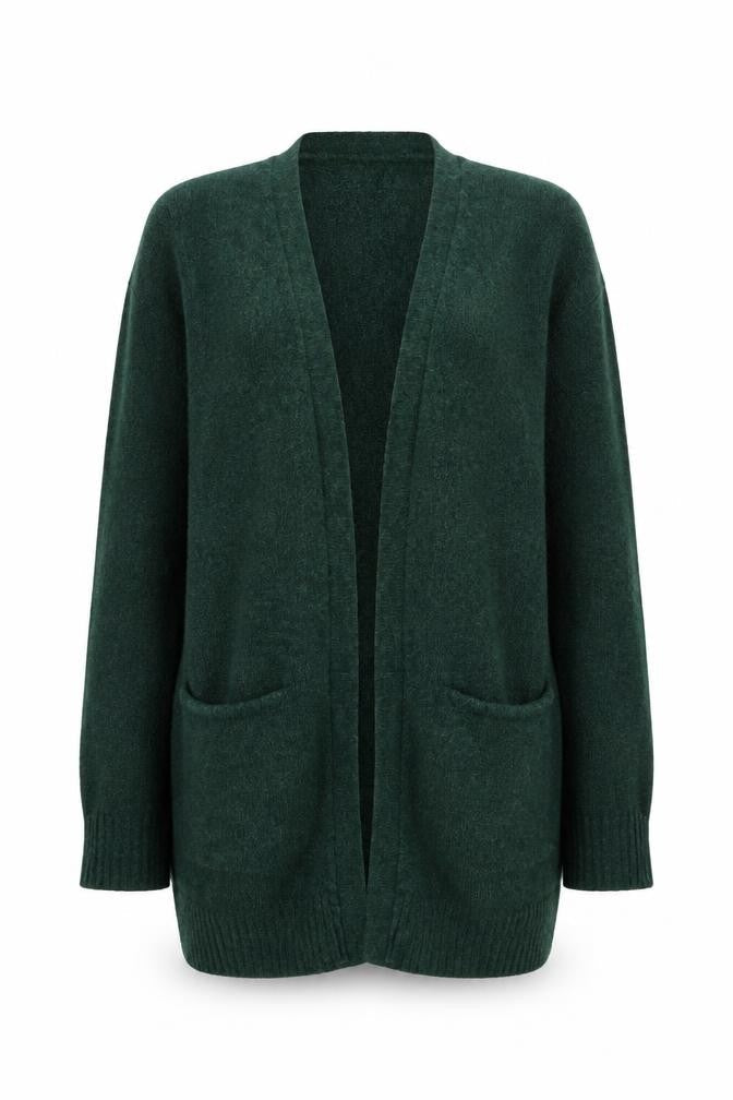 Womens UK Size 8 VILA Green Cardigan Jumper