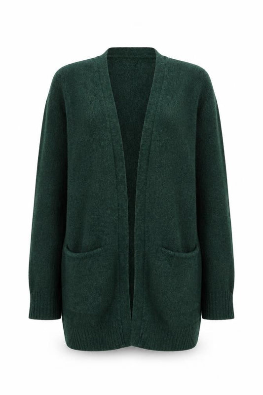 Womens UK Size 8 VILA Green Cardigan Jumper