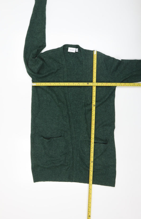 Womens UK Size 8 VILA Green Cardigan Jumper