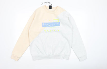 Womens UK Size XS P.E Nation Multicoloured Pullover Sweatshirt
