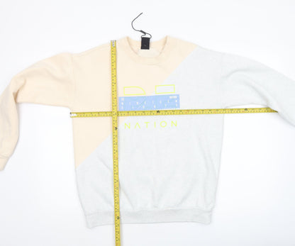 Womens UK Size XS P.E Nation Multicoloured Pullover Sweatshirt