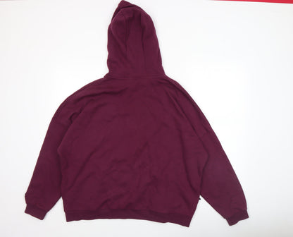 Womens UK Size 14 ellesse Purple Pullover Hoodie