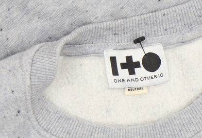 Womens UK Size XS One and Other.io Grey Pullover Sweatshirt