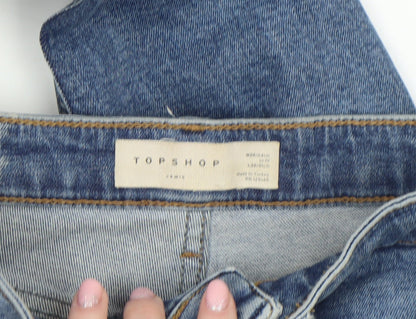 Womens UK Size 28 Topshop Slim Fit Skinny Blue Jeans