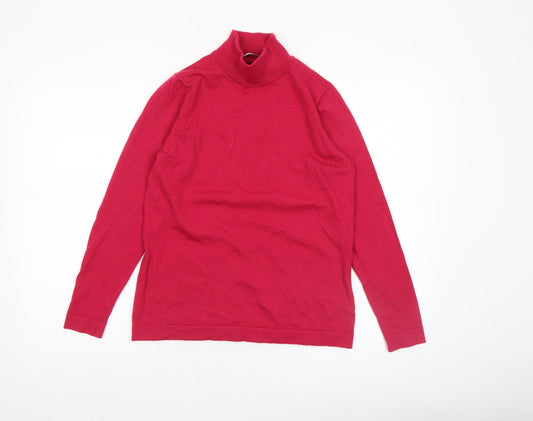 Womens UK Size 10 David Nieper Red Pullover Jumper