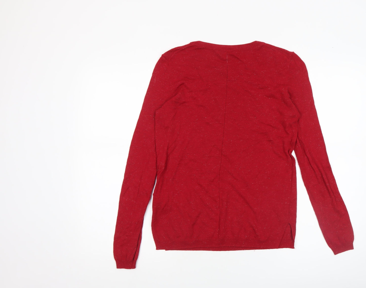 Womens UK Size 8 Whistles Red Pullover Jumper