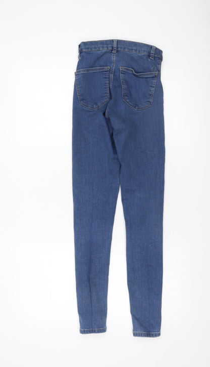 Womens UK Size 8 Topshop Slim Fit Skinny Blue Jeans