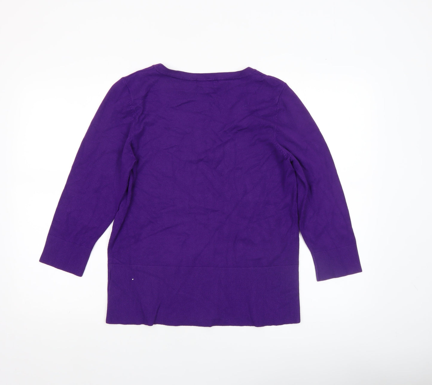 Womens UK Size L Linea Purple Pullover Jumper