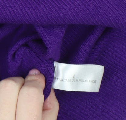 Womens UK Size L Linea Purple Pullover Jumper
