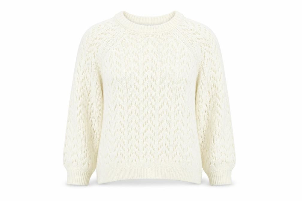 Womens UK Size M ASOS Ivory Pullover Jumper