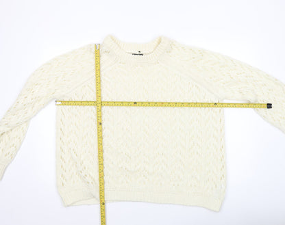 Womens UK Size M ASOS Ivory Pullover Jumper