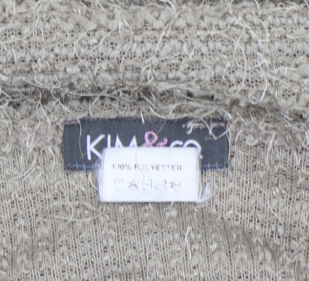 Womens UK Size L Kim & Co Beige Pullover Jumper