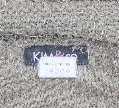 Womens UK Size L Kim & Co Beige Pullover Jumper