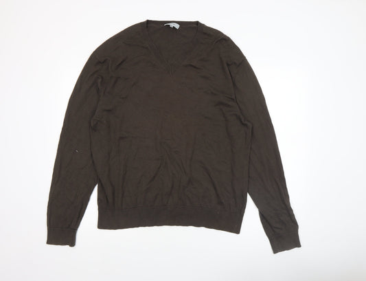 Mens UK Size XL Farhi Brown Pullover Jumper