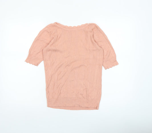 Womens UK Size 12 Oasis Pink Pullover Jumper