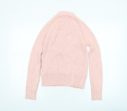 Womens UK Size XS Marks and Spencer Pink Cardigan Jumper