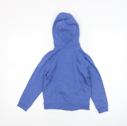 Boys UK Size 5-6 Years Marks and Spencer Blue Full Zip Hoodie