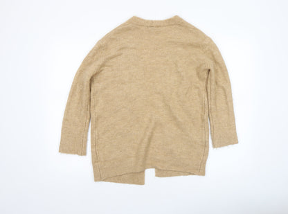Womens UK Size S Isabella D Beige Cardigan Jumper