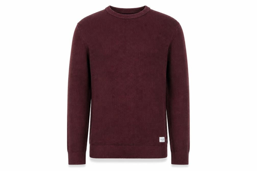 Mens UK Size L JACK & JONES Red Pullover Jumper