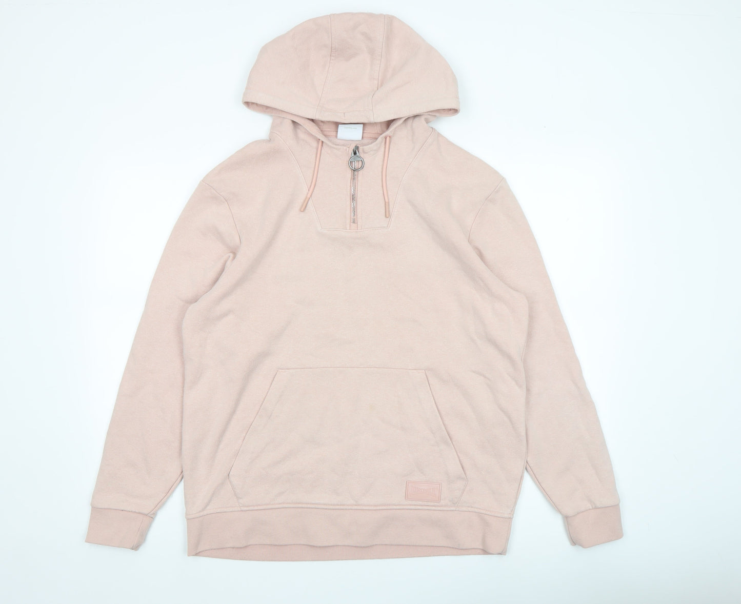 Womens UK Size 14 Lonsdale Pink Pullover Hoodie
