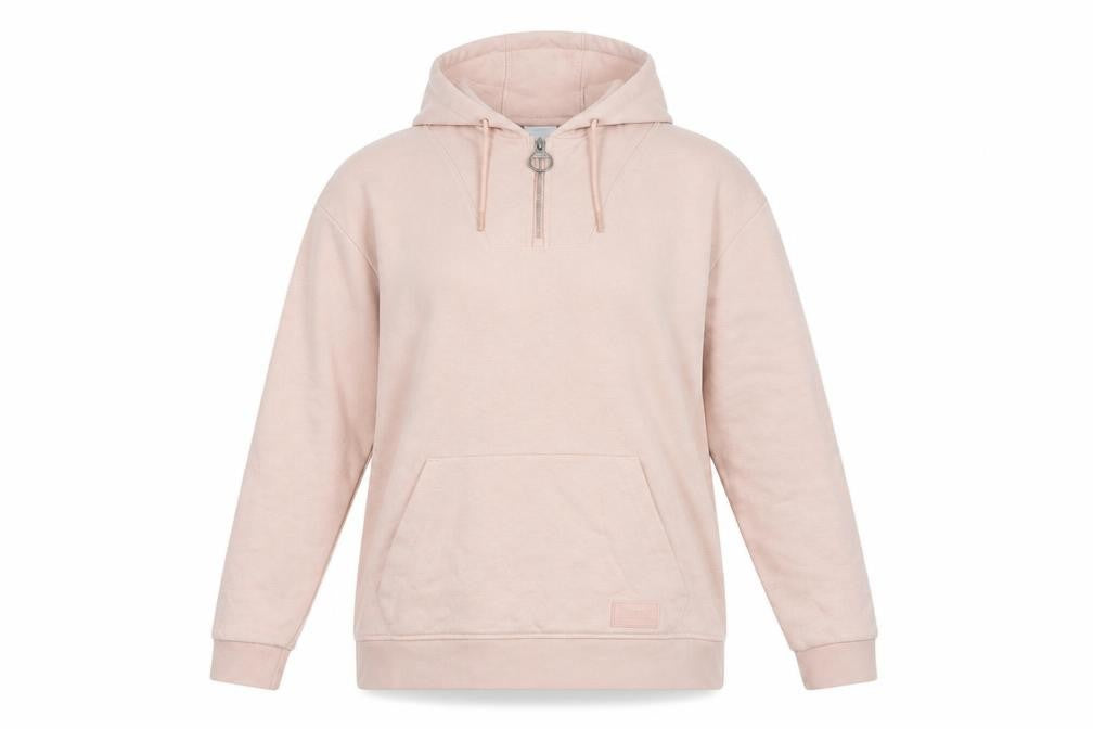 Womens UK Size 14 Lonsdale Pink Pullover Hoodie