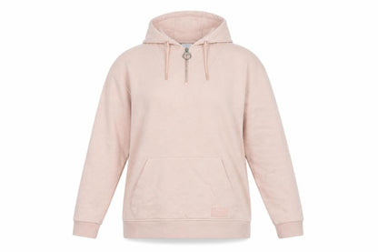 Womens UK Size 14 Lonsdale Pink Pullover Hoodie