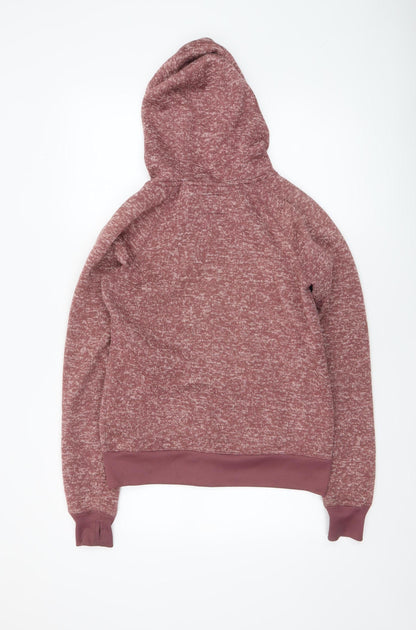 Womens UK Size S Billabong Pink Full Zip Hoodie