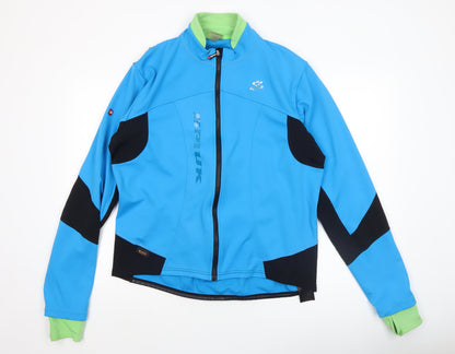 Mens UK Size 3XL Spiuk Blue Cycling Outdoor Gym & Training Jacket
